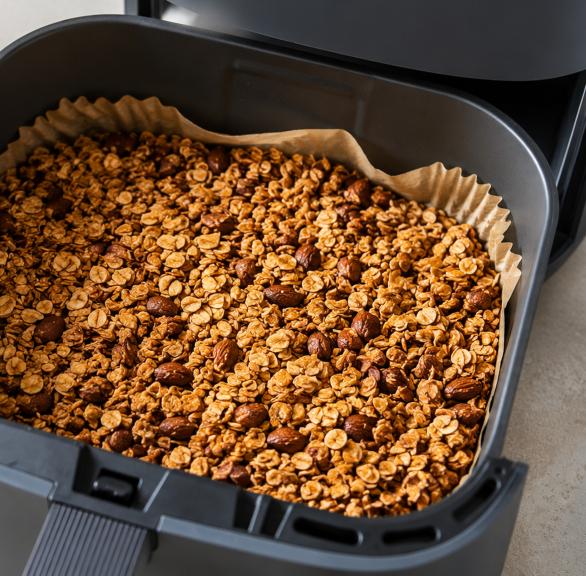 Knuspriges Zimt-Mandel Granola
