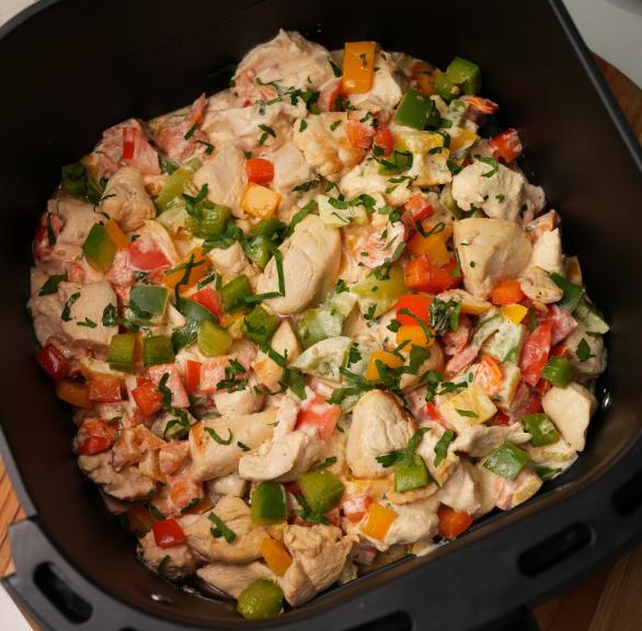 Hähnchen-Paprika-Pfanne