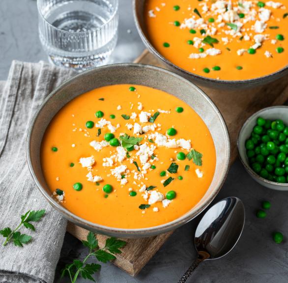 Röstgemüsesuppe Djuvec Style