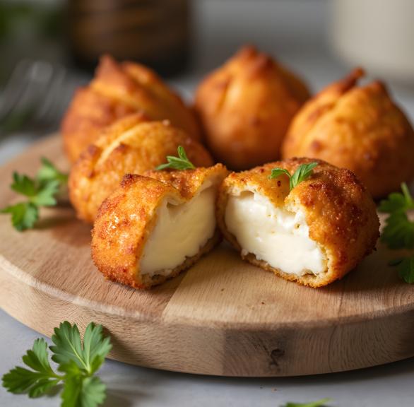 Panierte Camembert-Bällchen