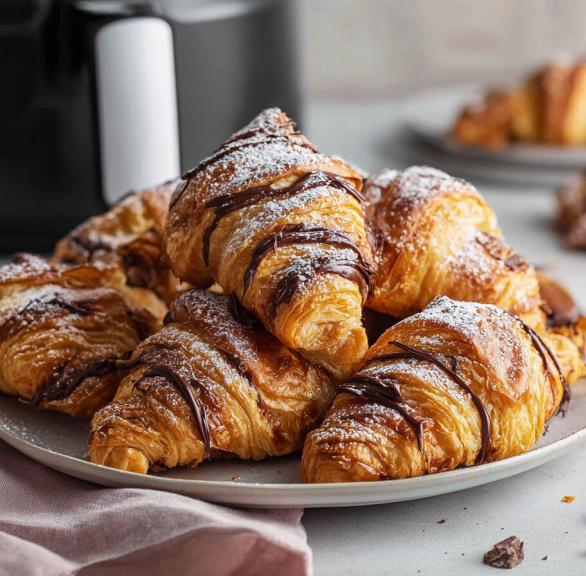 Schnelle Schoko-Croissants