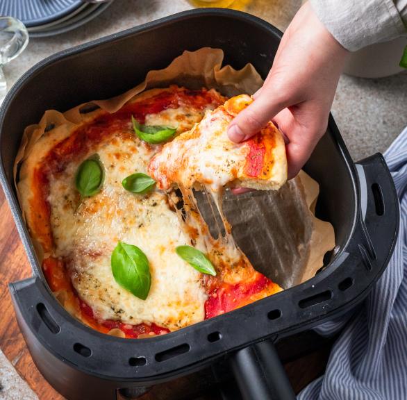 20-Minuten Airfryer Pizza