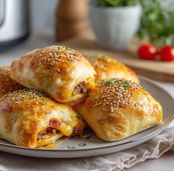 Cheeseburger-Taschen