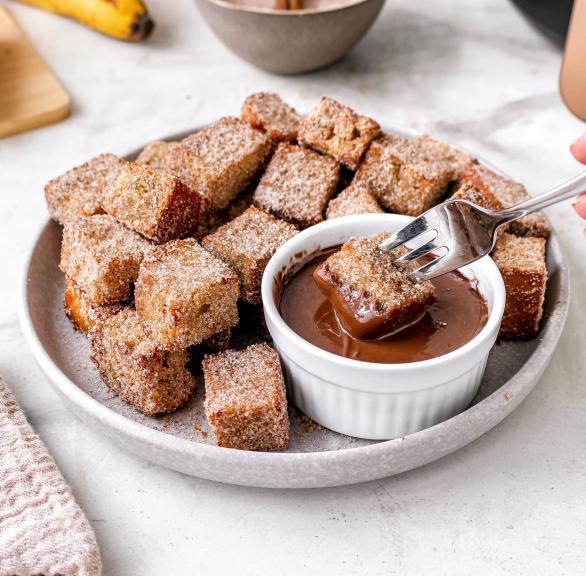 Banana Bread Churro Bites