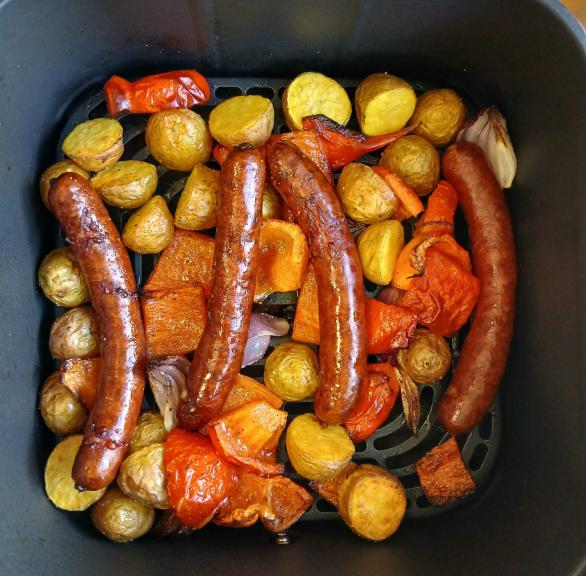 Easy Sausage & Veg Traybake