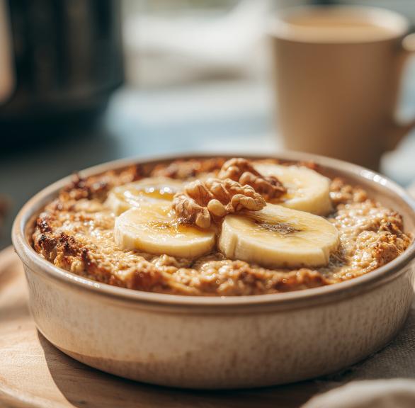 Saftiger Bananenkuchen mit Haferflocken