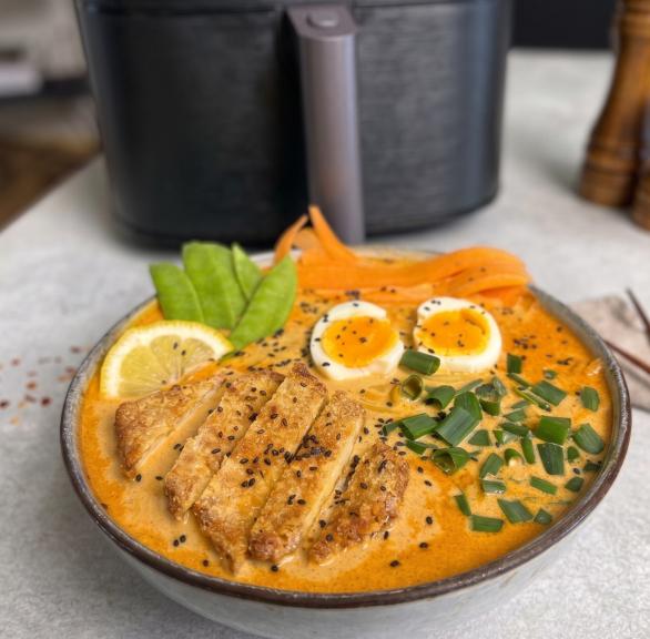 Fried Tofu Ramen Bowl