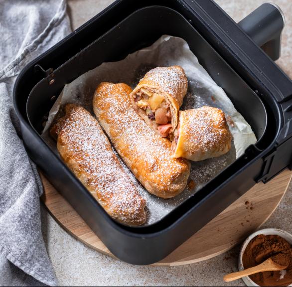 Mini-Apfelstrudel mit Blätterteig