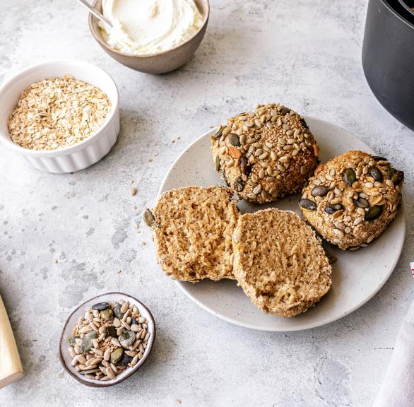 Hafer-Proteinchen aus dem Airfryer