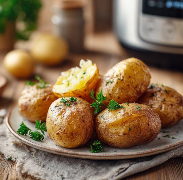 Rohe Kartoffeln im Airfryer