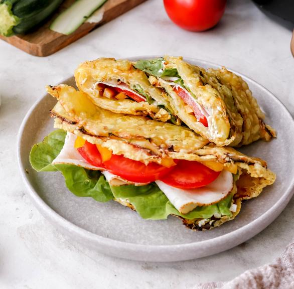 Zucchini-Käse-Wrap