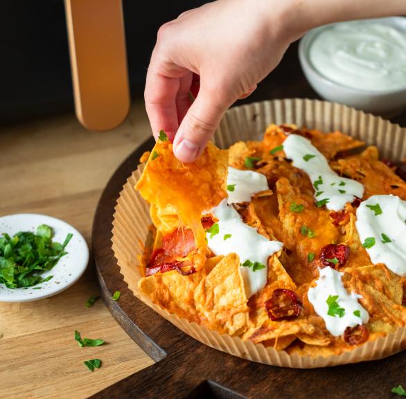Airfryer Loaded Nachos