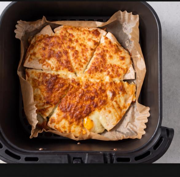 Crispy Schinken-Käse-Tortilla-Dreiecke
