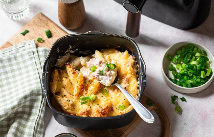Flammkuchen Schupfnudeln aus dem Airfryer