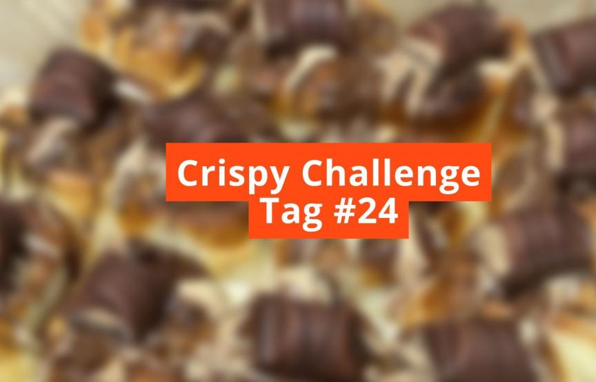 Unscharfes Bild mit Schriftzug Crispy Challenge Tag #24