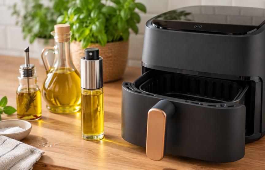 Öl im Airfryer benutzen