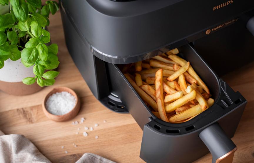 Knusprige Pommes aus der Heißtluftfritteuse