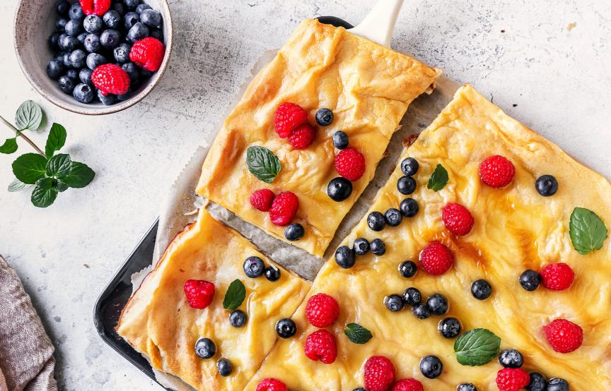 Pfannkuchen vom Blech