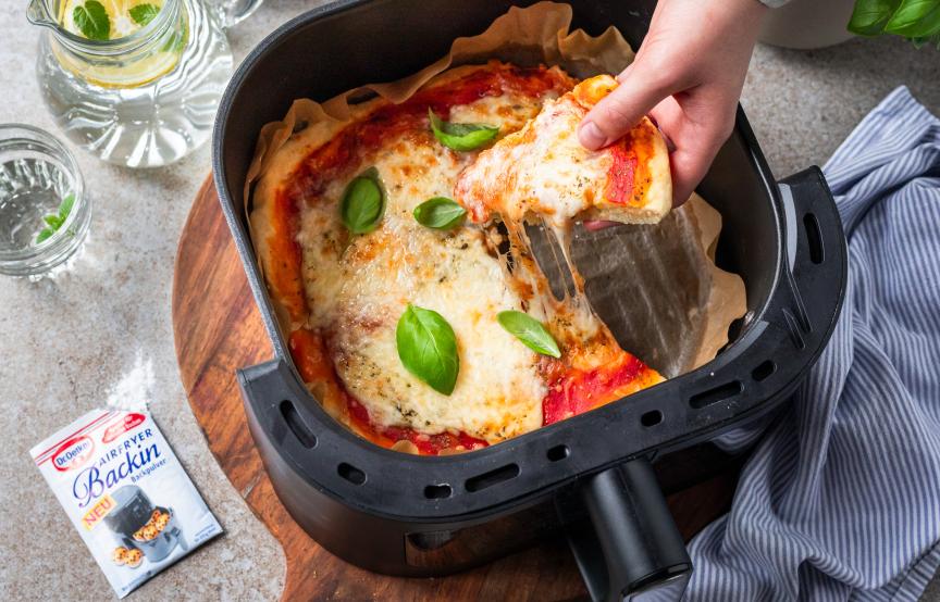 20-Minuten Airfryer Pizza