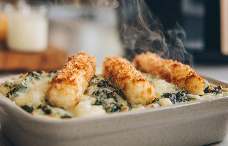 Fischstäbchen Auflauf