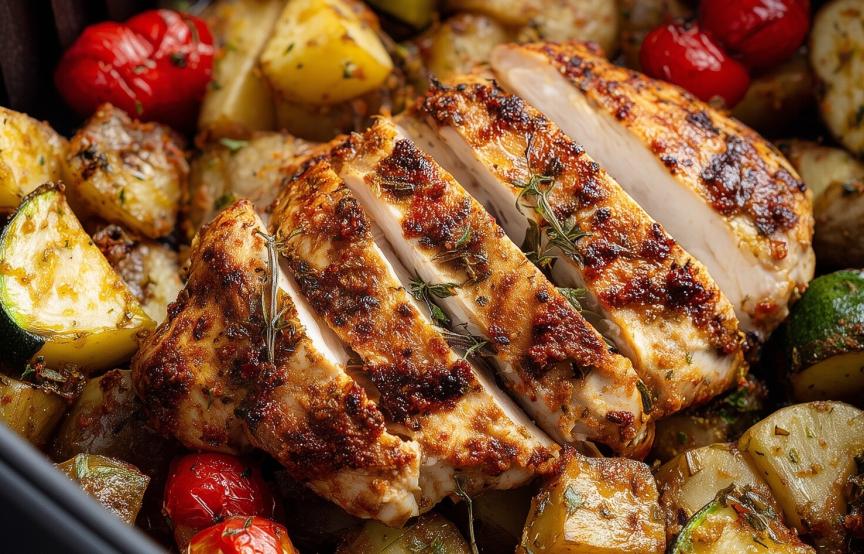 Hähnchen-One-Pot mit Kartoffeln und Gemüse