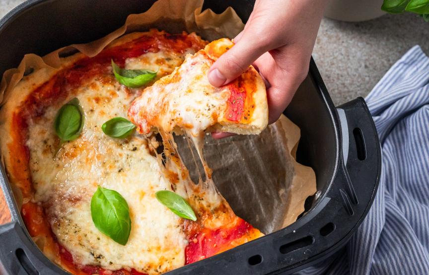 20-Minuten Airfryer Pizza
