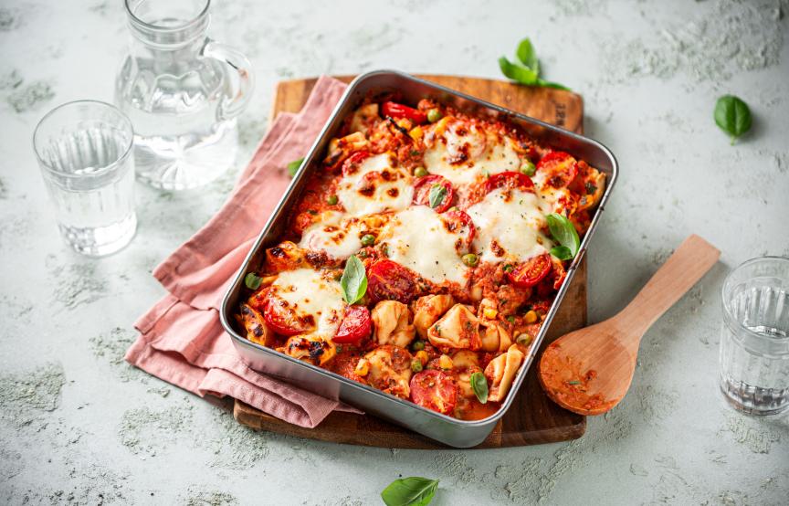 20-Minuten-Tortelliniauflauf