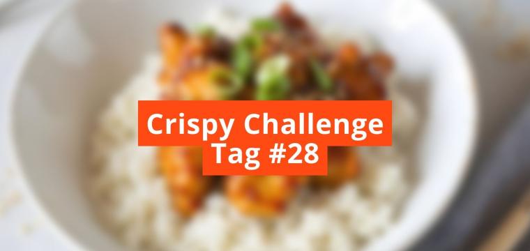Unscharfes Bild mit Schriftzug Crispy Challenge Tag #28 Unscharfes Bild mit Schriftzug Crispy Challenge Tag #28