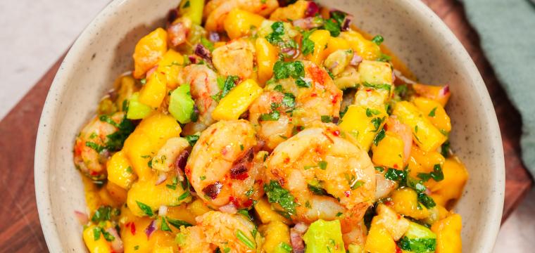 Mango-Avocado-Garnelen-Salat Mango-Avocado-Garnelen-Salat