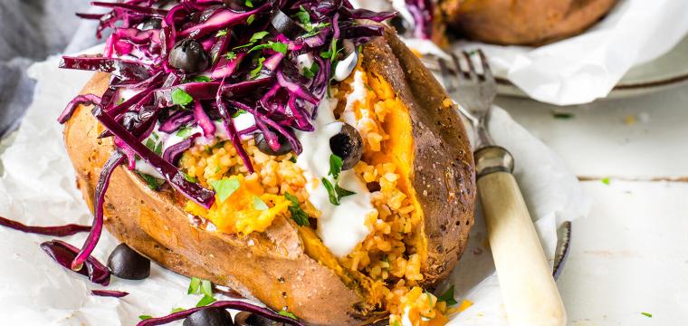 Süßkartoffel-Kumpir Süßkartoffel-Kumpir