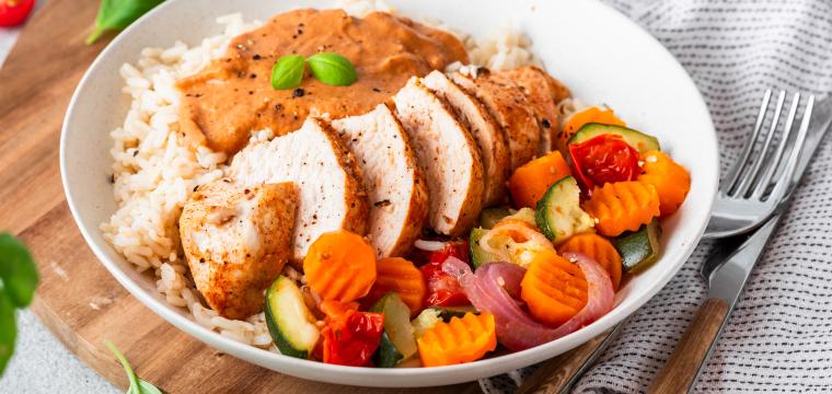 Hähnchen aus der Heißluftfritteuse Hähnchen aus der Heißluftfritteuse