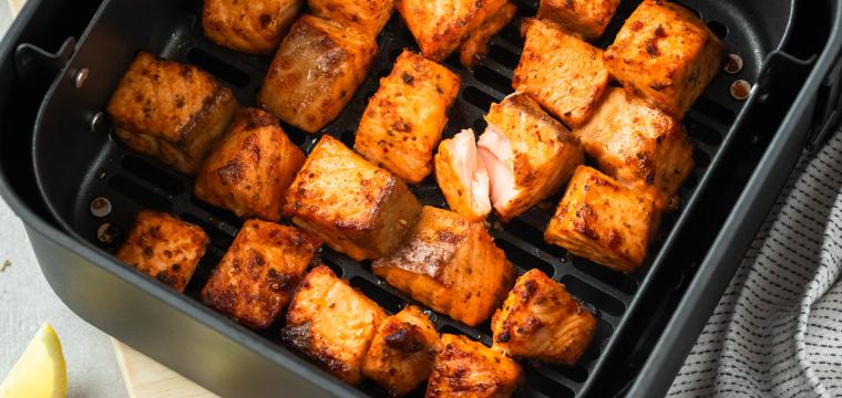 Airfryer Lachs-Bites