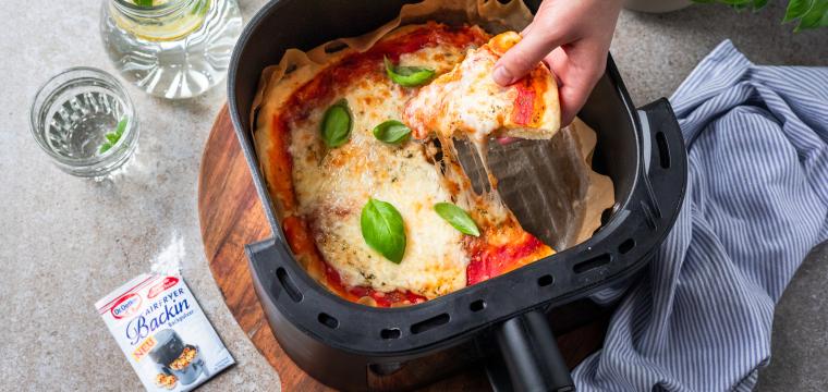 20-Minuten Airfryer Pizza