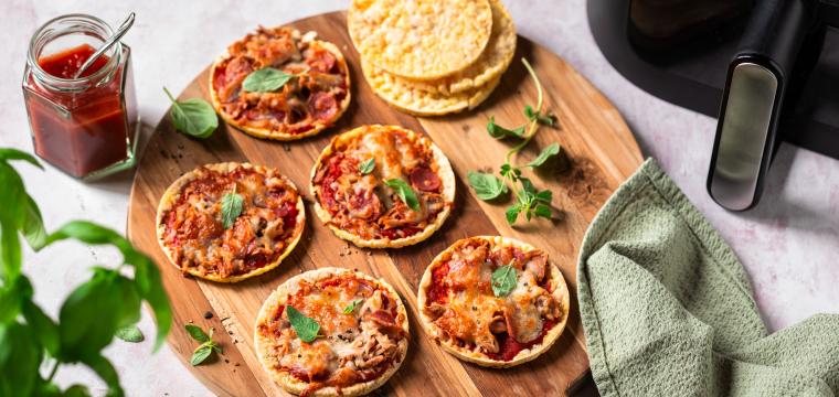 Knusprige Maiswaffel-Piccolini zum Snacken