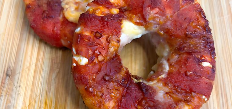 Camembert-Bacon-Ringe
