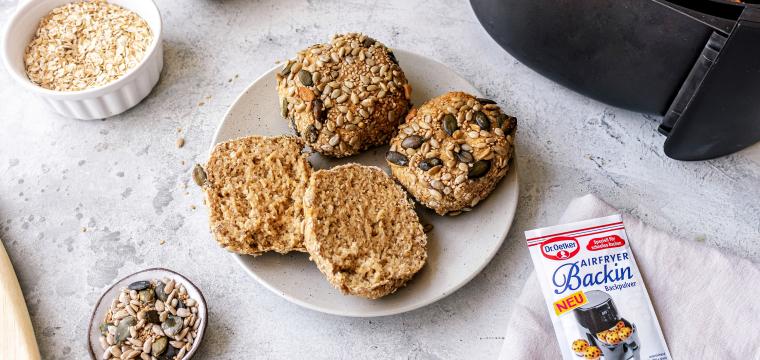 Hafer-Proteinchen aus dem Airfryer Hafer-Proteinchen aus dem Airfryer