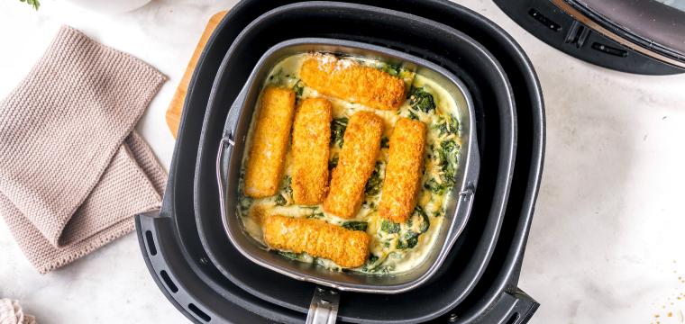 Fischstäbchen Auflauf