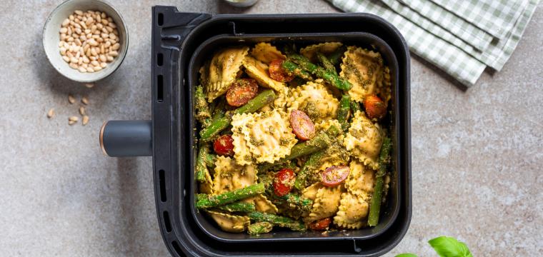 5-Zutaten-Ravioli mit Spargel