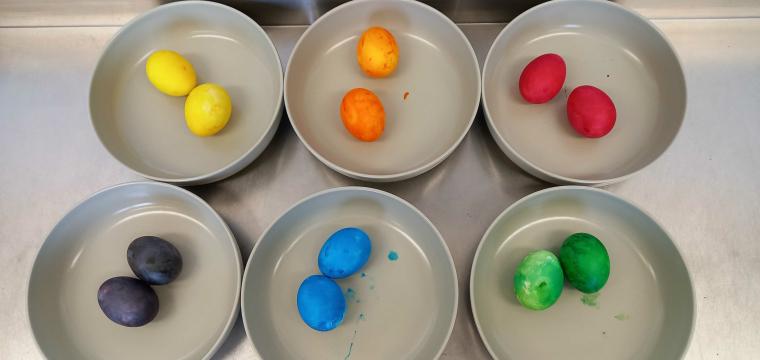 Eier färben mit dem Airfryer