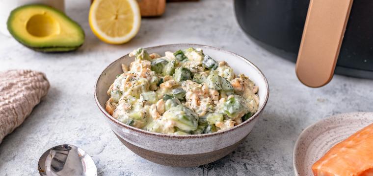 High Protein Lachs Salat