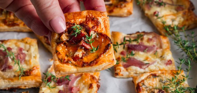 Schnelle Blätterteig-Fingerfood-Bites