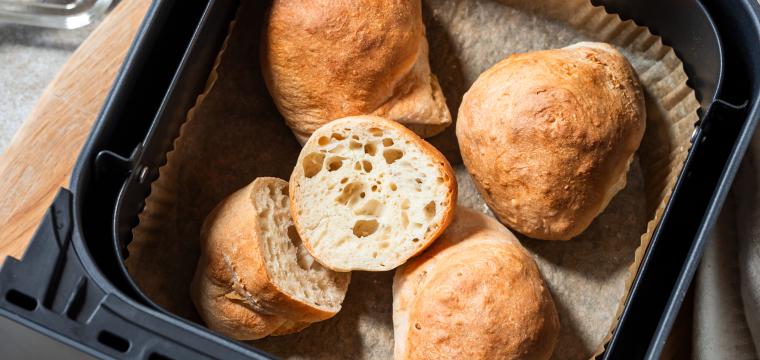 Dinkelbrötchen über Nacht