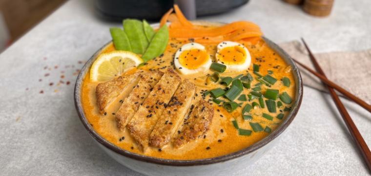 Fried Tofu Ramen Bowl