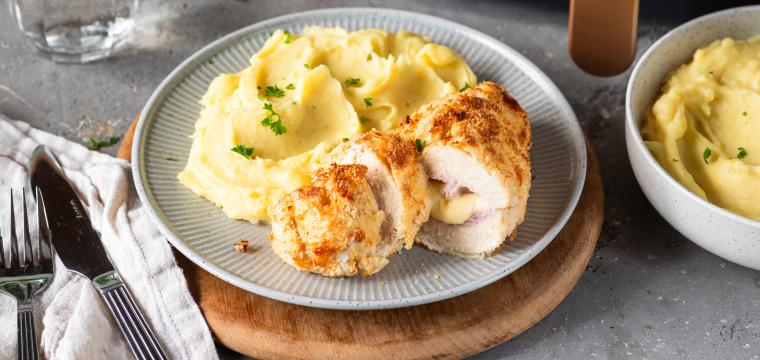 Crispy Hähnchen-Cordon-Bleu Crispy Hähnchen-Cordon-Bleu