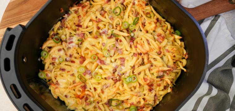 Flammkuchen-Spätzle Flammkuchen-Spätzle