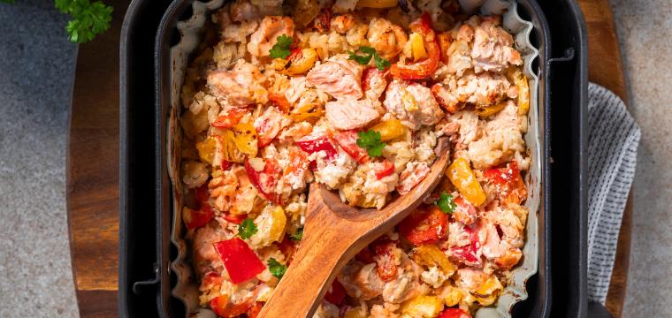 5-Zutaten-Lachs mit Senf-Soße