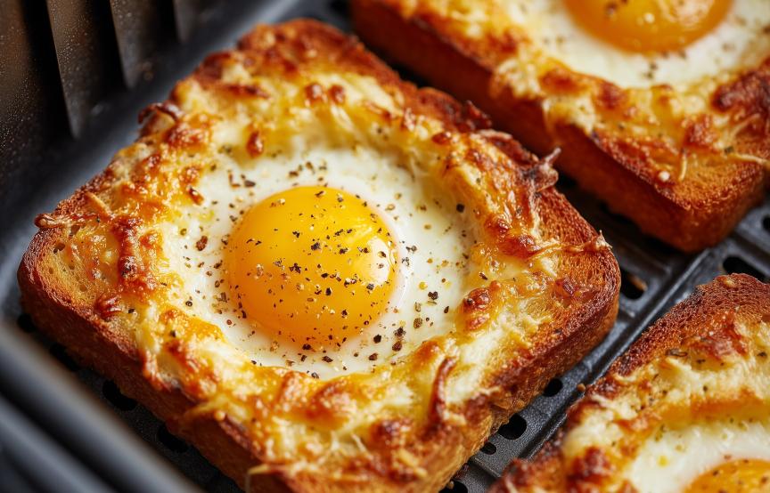 Toast Mit Ei Und Kase Uberbacken