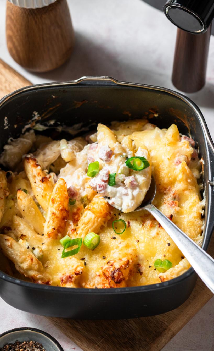 Flammkuchen Schupfnudeln aus dem Airfryer