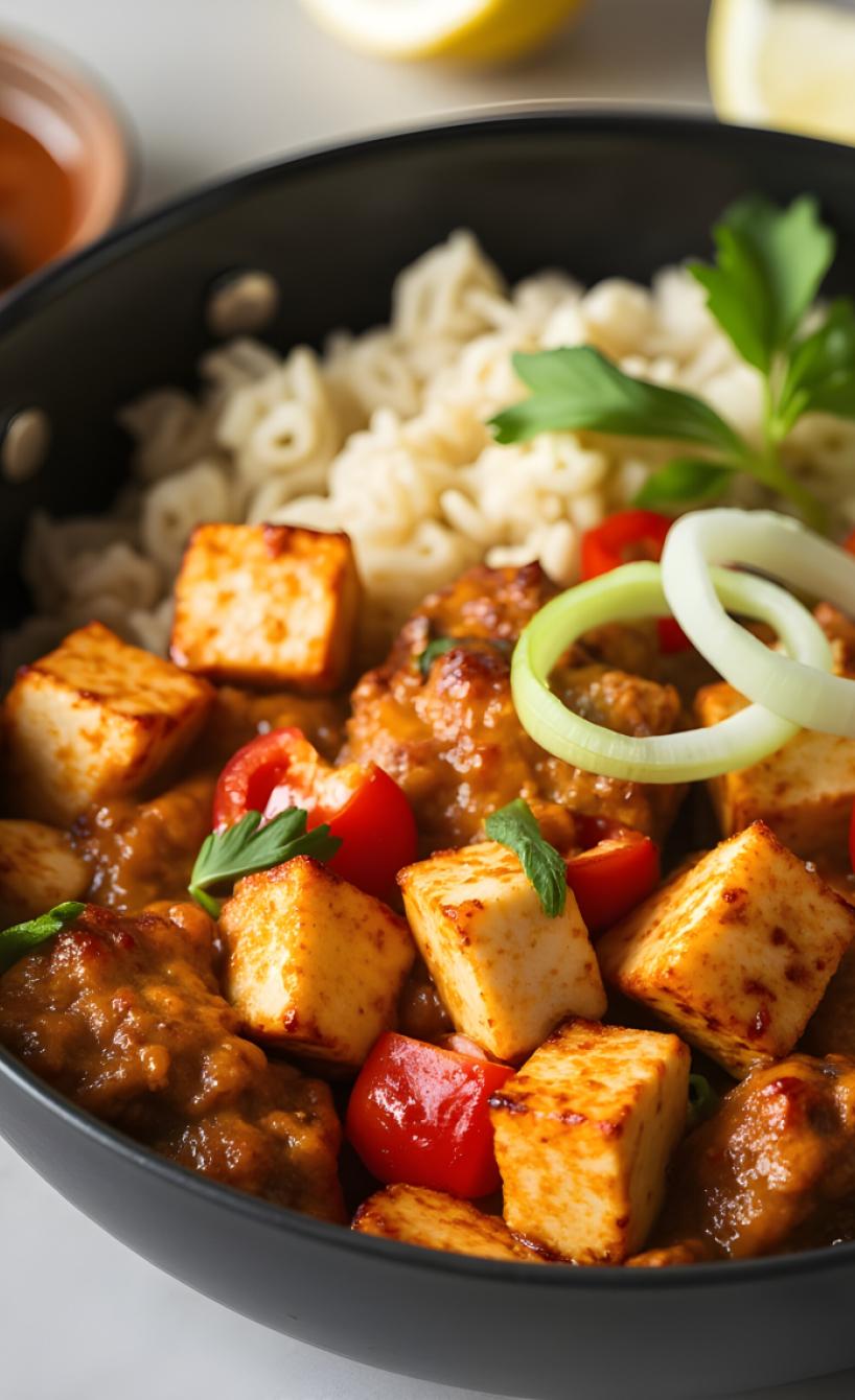 Süßes Chili-Hähnchen-Reis-Pot