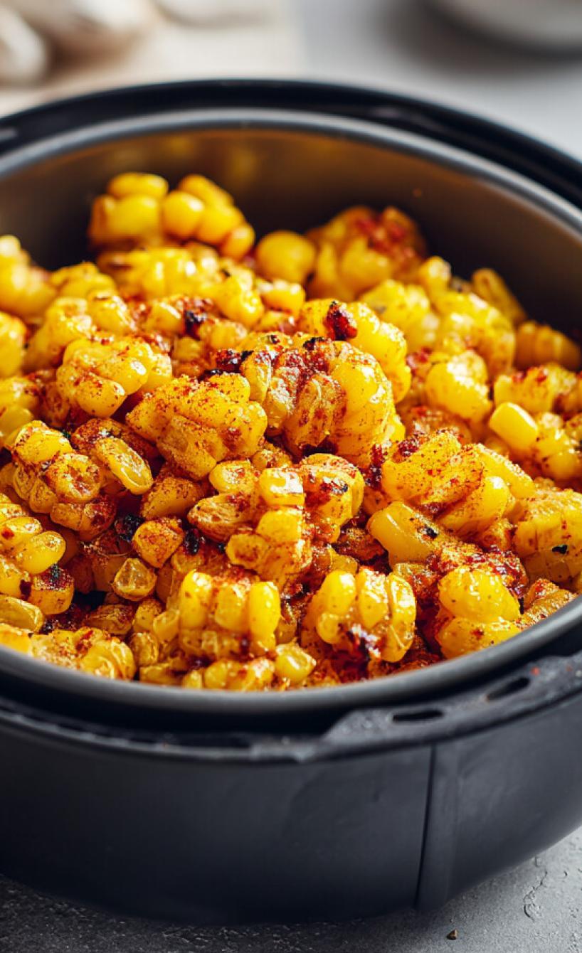 Knuspriger Mais aus dem Airfryer